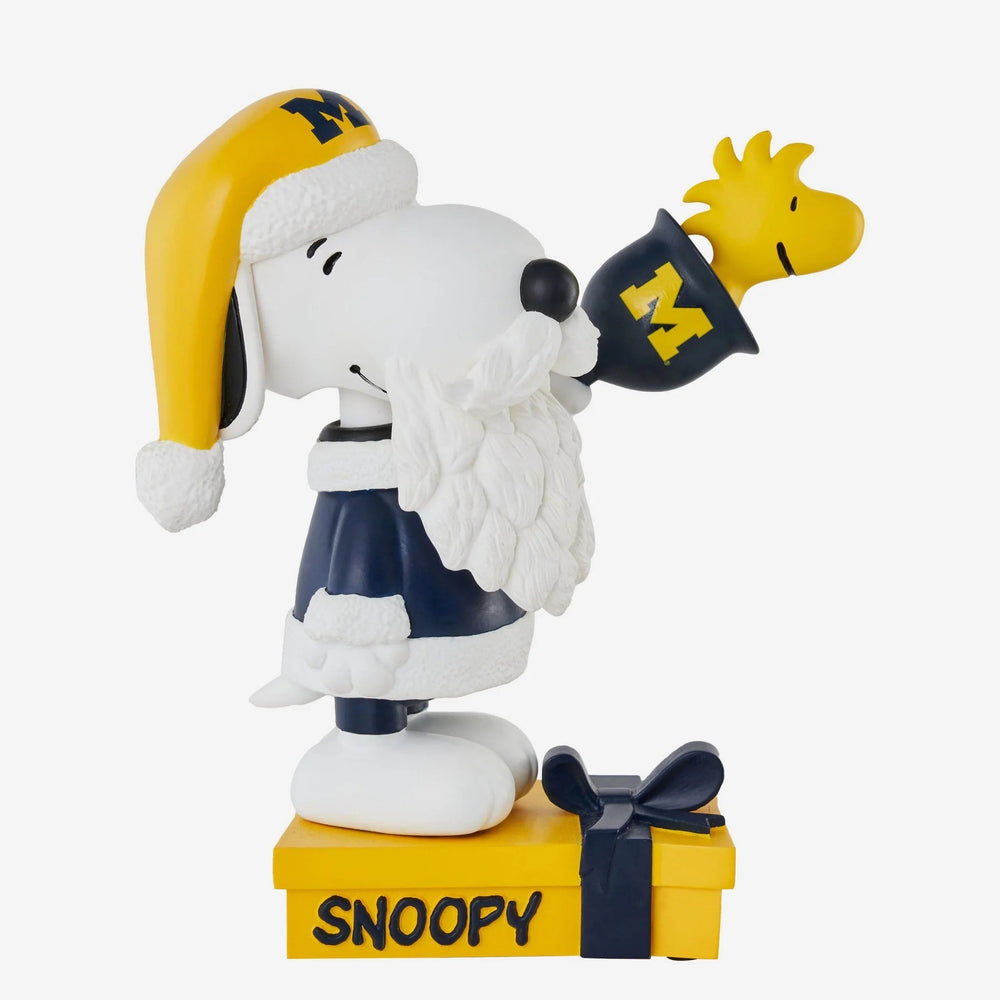 Snoopy & Woodstock Michigan Wolverines Peanuts Christmas Special NCAA Bobblehead (ONLINE ORDER ONLY)