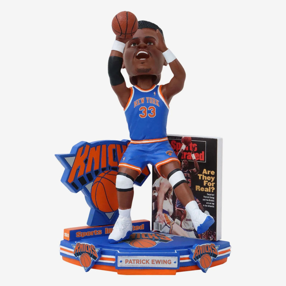 Patrick Ewing New York Knicks Sports Illustrated Cover NBA Bobblehead (ONLINE ORDER ONLY)