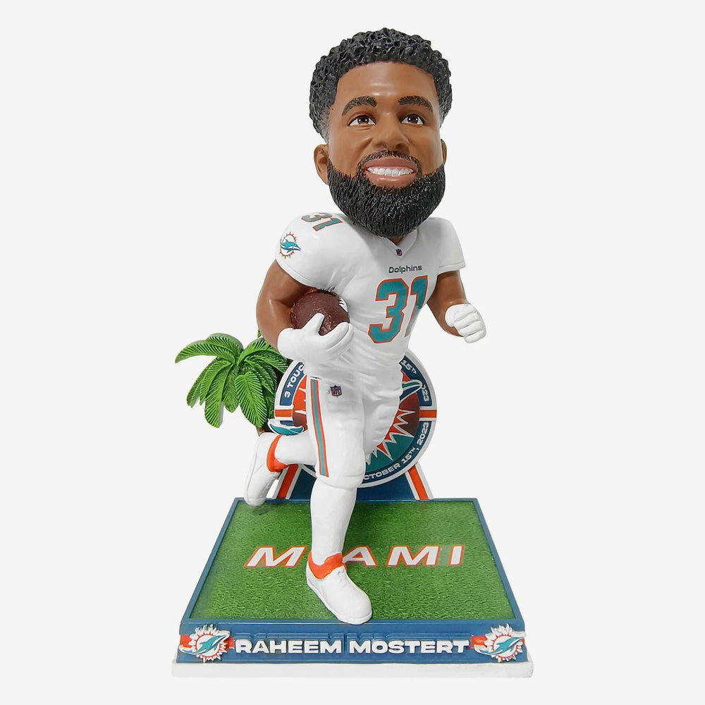 Raheem Mostert Miami Dolphins Gamebreaker NFL Bobblehead (ONLINE ORDER ONLY)