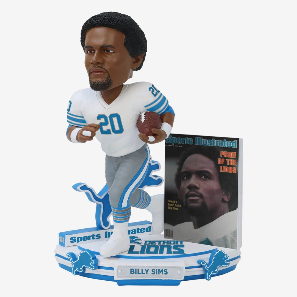 Billy Sims Detroit Lions Sports Illustrated Cover NFL Bobblehead (ONLINE ORDER ONLY)
