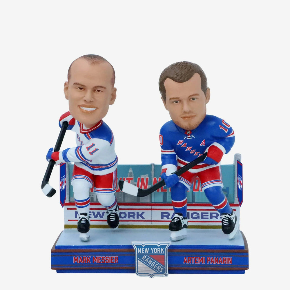 Mark Messier & Artemi Panarin New York Rangers Then And Now NHL Bobblehead (ONLINE ORDER ONLY)
