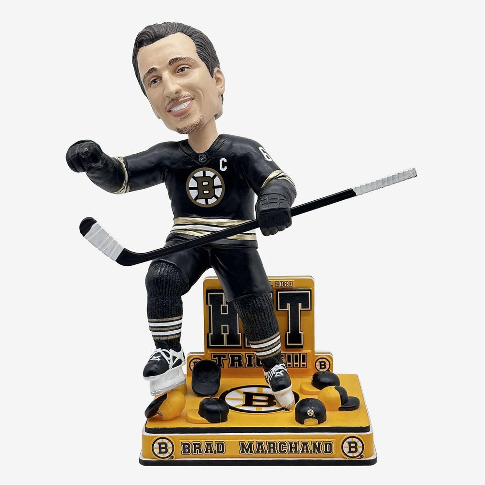 Brad Marchand Boston Bruins Hat Trick NHL Bobblehead (ONLINE ORDER ONLY)