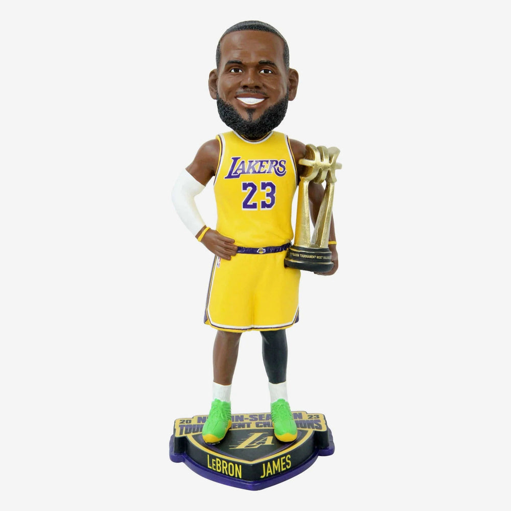 Lebron James Los Angeles Lakers 2023 In-Season Tournament Champion MVP NBA Bobblehead (ONLINE ORDER ONLY)