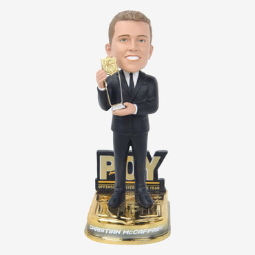 Christian Mccaffrey San Francisco 49ers 2023 NFL Offensive Player Of The Year NFL Bobblehead (ONLINE ORDER ONLY)