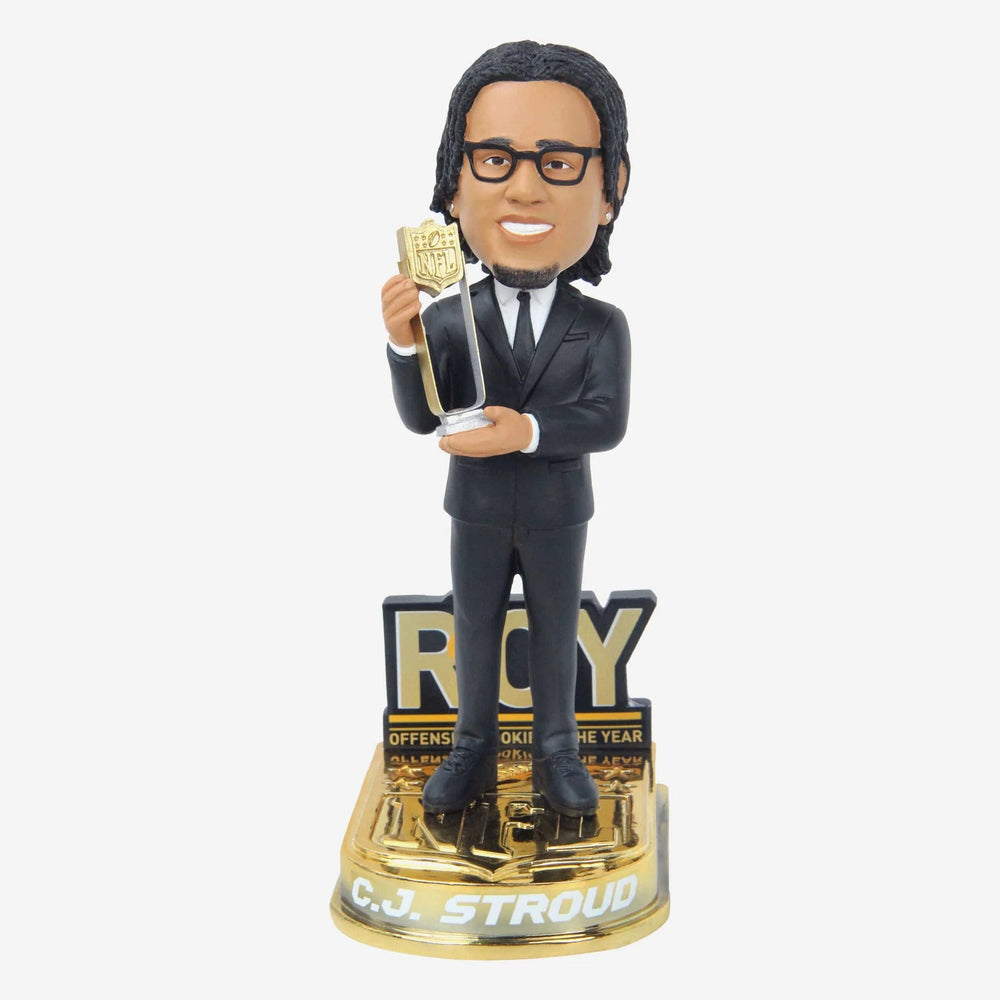 CJ Stroud Houston Texans 2023 NFL Offensive Rookie Of The Year NFL Bobblehead (ONLINE ORDER ONLY)