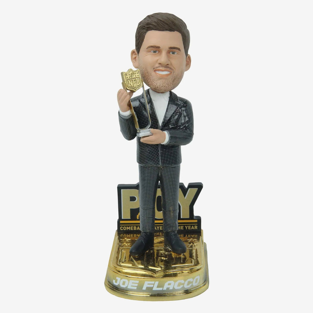 Joe Flacco Cleveland Browns 2023 NFL Comeback Player Of The Year NFL Bobblehead (ONLINE ORDER ONLY)