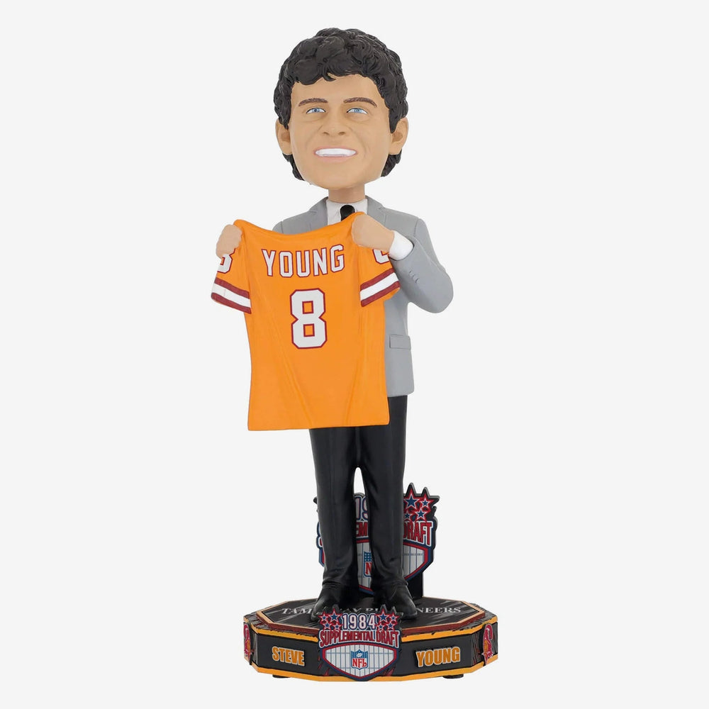 Steve Young Tampa Bay Buccaneers 1984 Draft Pick NFL Bobblehead (ONLINE ORDER ONLY)