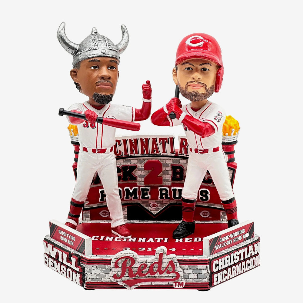 Will Benson Christian Encarnacion-Strand Cincinnati Reds HR Walk-Off Bobblehead (ONLINE ORDER ONLY)