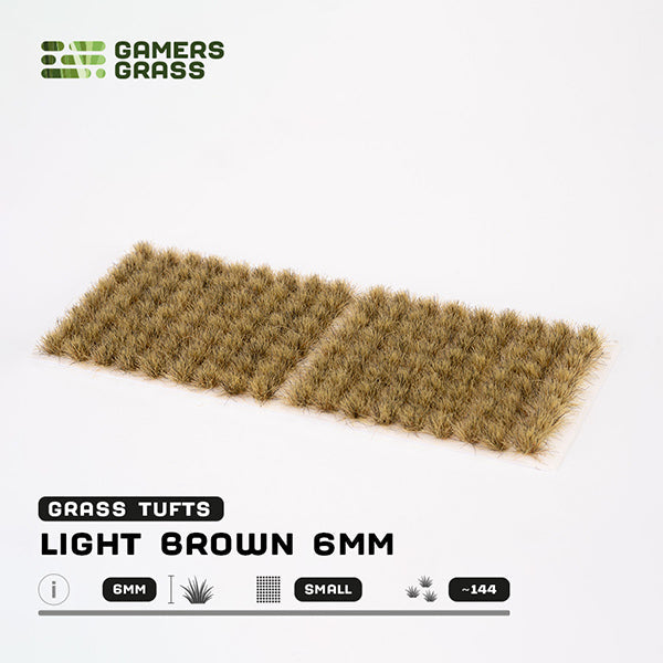 Gamers Grass Tufts: Light Brown 6mm- Small (ONLINE ORDER ONLY)