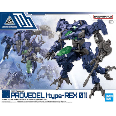Gundam - 30 Minute Missions 1/144 - eEXM GIG-R01 Provedel (Type-Rex 01) 1/144 Scale - Model Kit (Online Order Only)