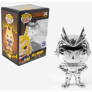 Funko POP! My Hero Academia - All Might (Chrome) Vinyl Figure #248 Funimation Exclusive [READ DESCRIPTION] (ONLINE ORDER ONLY)