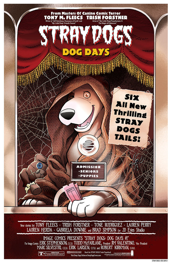 Stray Dogs Dog Days #1 (Of 2) B Trish Forstner Horror Movie Variant (12/29/2021) Image (ONLINE ORDER ONLY)