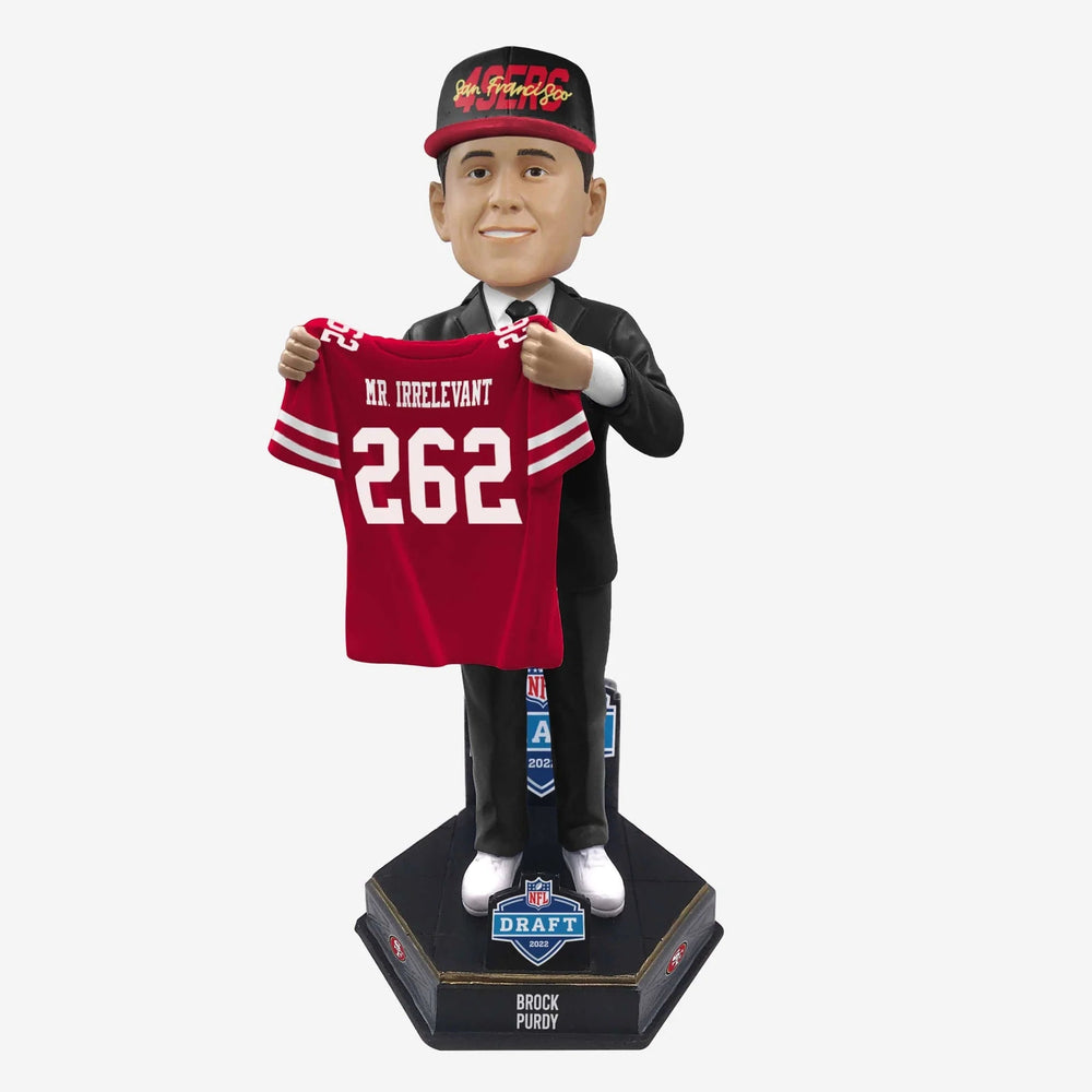 Brock Purdy San Francisco 49Ers 2022 Draft Pick Mr. Irrelevant NFL Bobblehead (ONLINE ORDER ONLY)