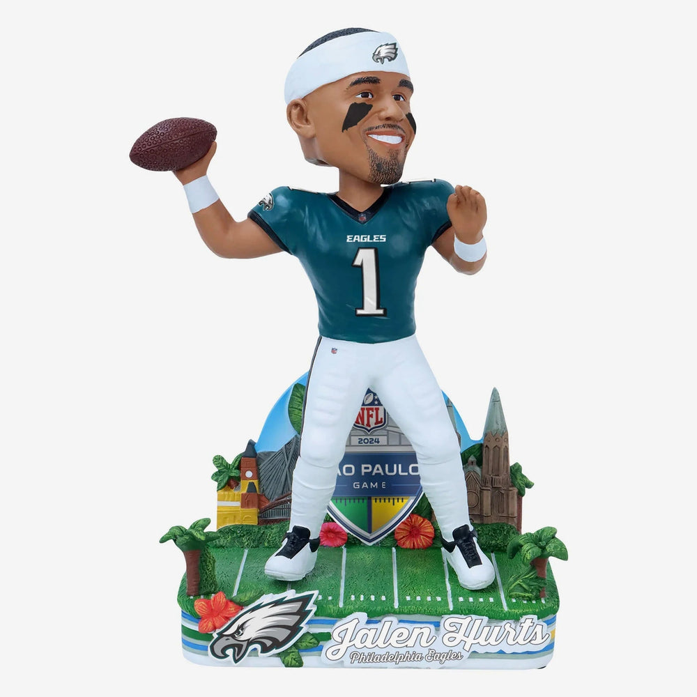 2024 NFL Corinthians Arena Sao Paulo Brazil Opening Game Bobbleheads (ONLINE ORDER ONLY)