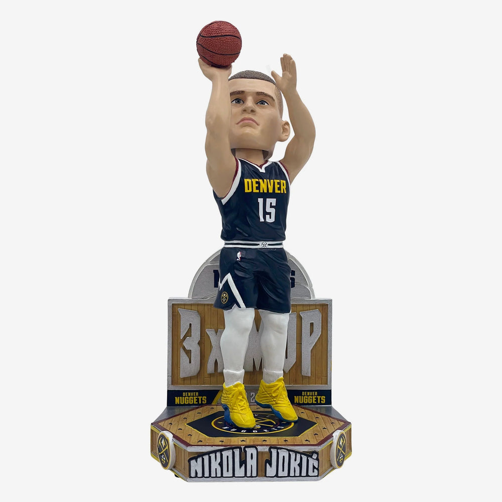 Nikola Jokic Denver Nuggets 2024 3X NBA MVP NBA Bobblehead (ONLINE ORDER ONLY)