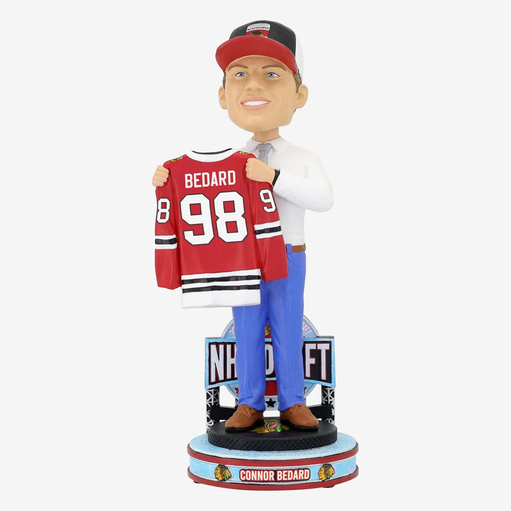 Connor Bedard Chicago Blackhawks 2023 NHL Draft Pick #1 Bobblehead (ONLINE ORDER ONLY)