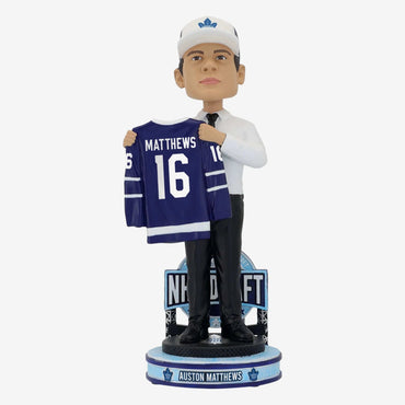 Auston Matthews Toronto Maple Leafs 2016 NHL Draft Pick #1 Bobblehead (ONLINE ORDER ONLY)