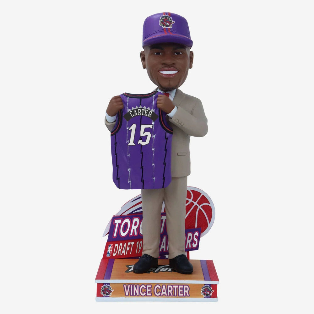 Vince Carter Toronto Raptors 1998 Draft Pick NBA Bobblehead (ONLINE ORDER ONLY)