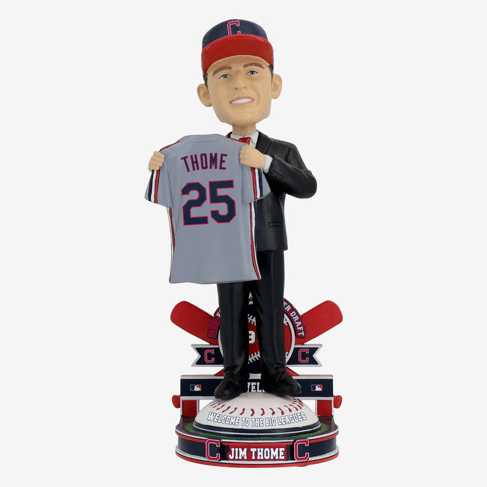 Jim Thome Cleveland Guardians 1989 MLB Draft Pick #333 Bobblehead (ONLINE ORDER ONLY)
