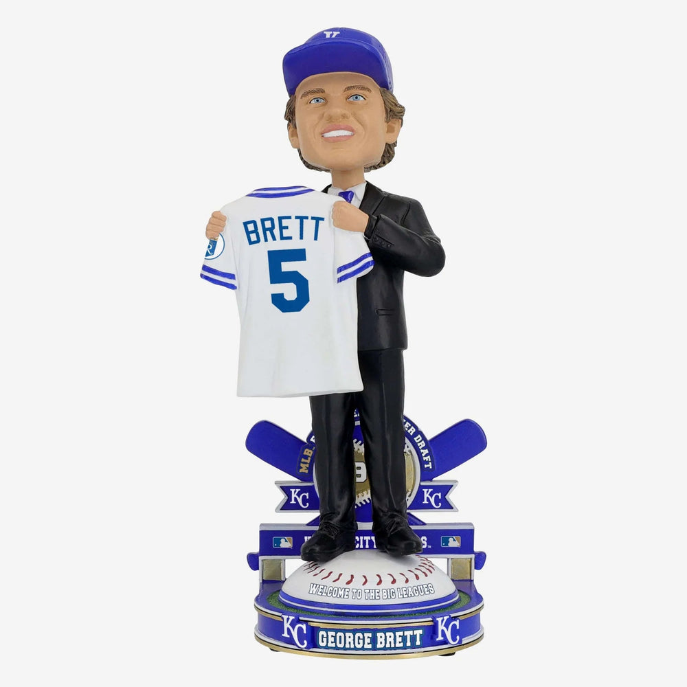George Brett Kansas City Royals 1971 MLB Draft Pick #29 Bobblehead (ONLINE ORDER ONLY)