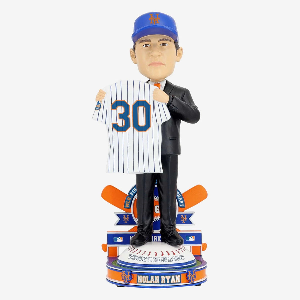 Nolan Ryan New York Mets 1965 MLB Draft Pick #295 Bobblehead (ONLINE ORDER ONLY)