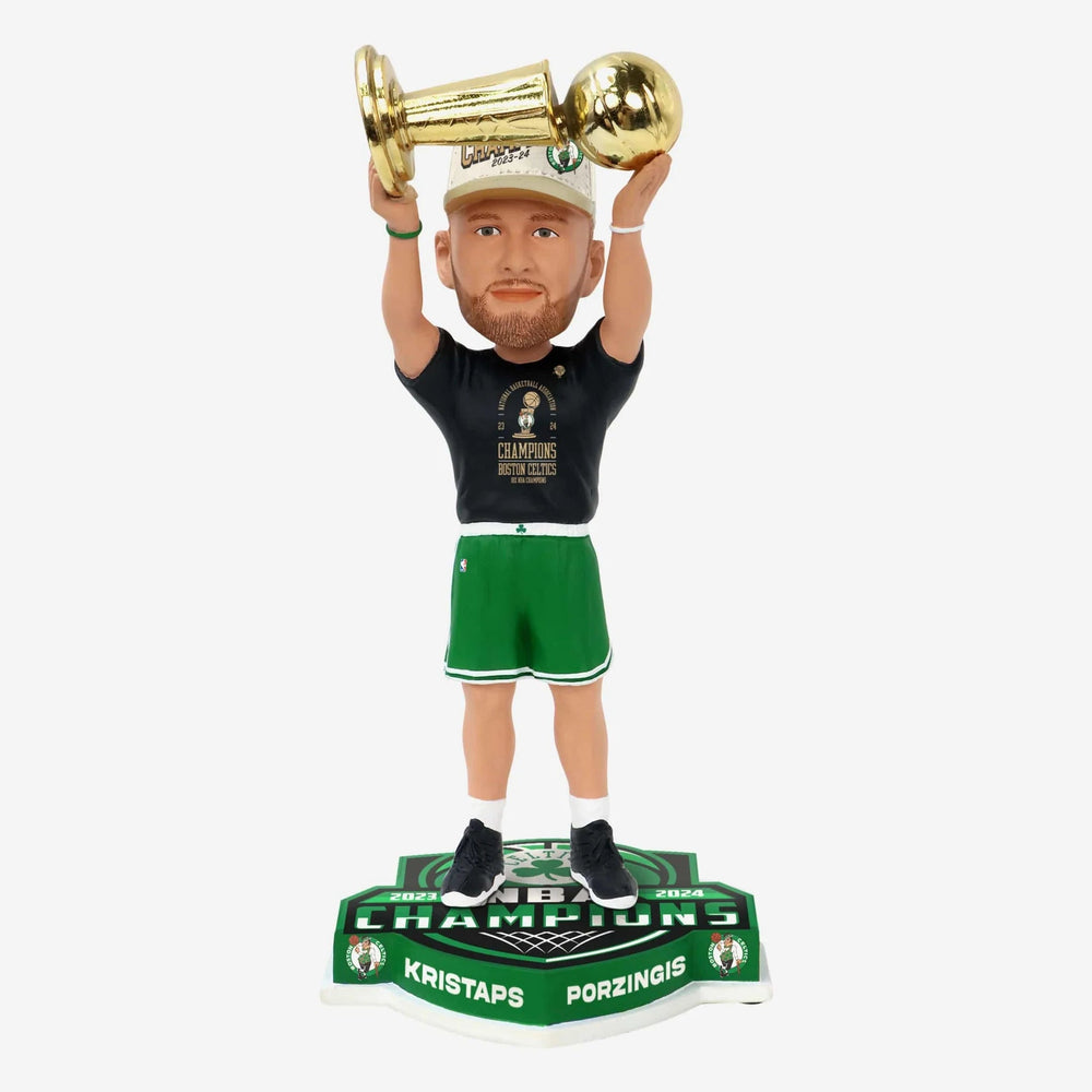 Boston Celtics 2024 NBA Champions Trophy Hoist Bobbleheads (ONLINE ORDER ONLY)