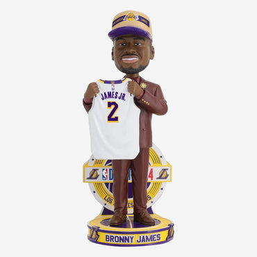 Bronny James Los Angeles Lakers 2024 NBA Draft Pick Bobblehead (ONLINE ORDER ONLY)