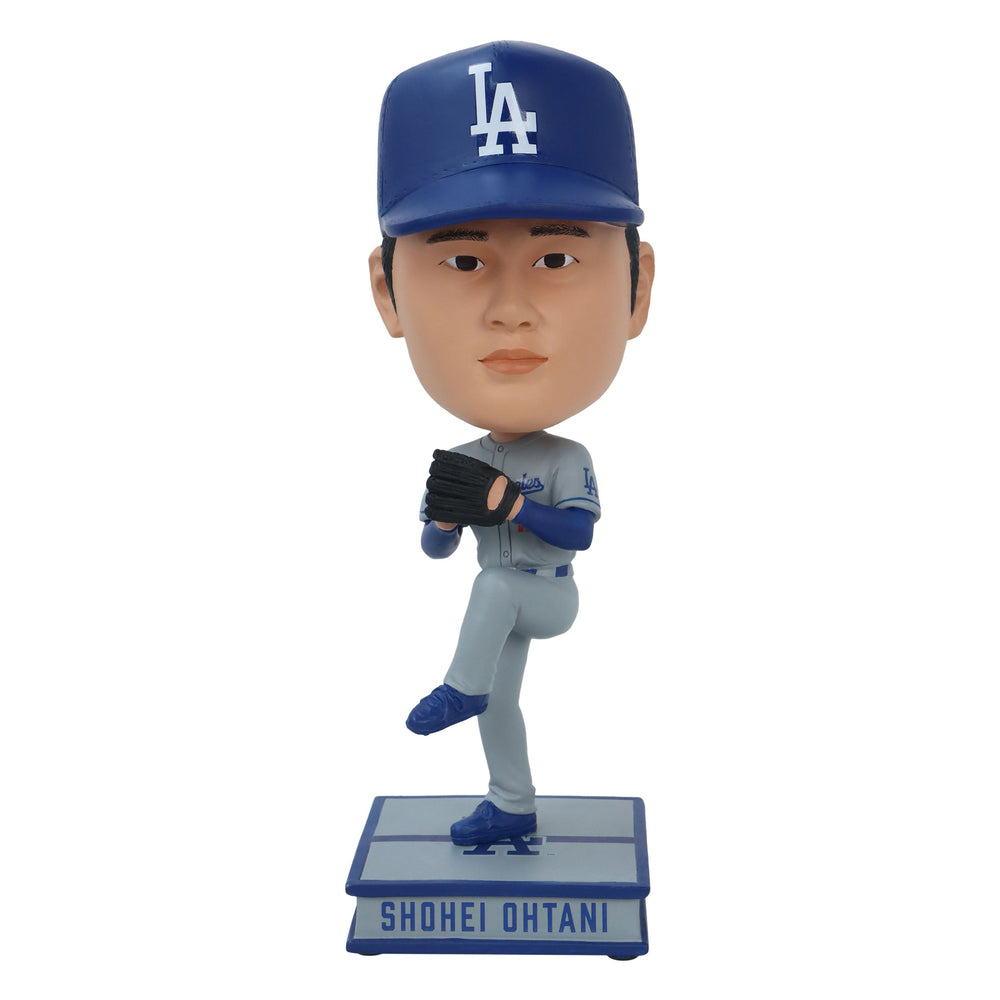 Shohei Ohtani Los Angeles Dodgers Pitching Away Jersey Bighead MLB Bobblehead (ONLINE ORDER ONLY)