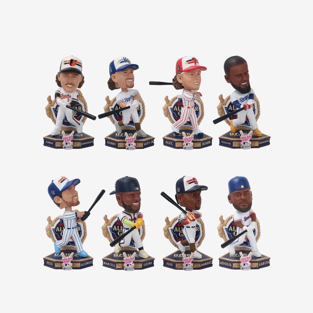 2024 MLB All Star Homerun Derby Mini Bobblehead Boxed Set (ONLINE ORDER ONLY)