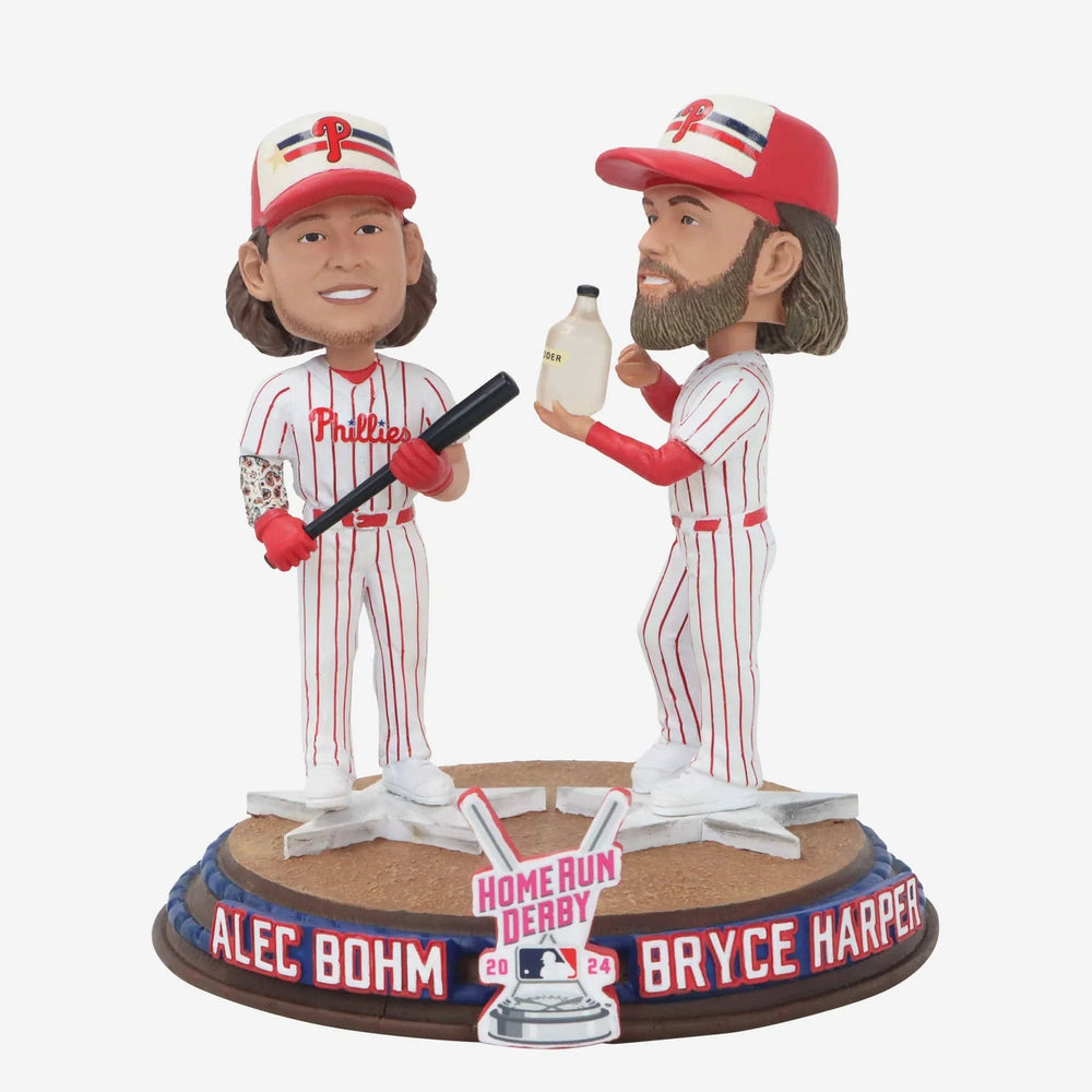 Bohm/Harper Philadelphia Phillies Philly Wooder 2024 All Star Home Run Derby Mini Bobble Scene (ONLINE ORDER ONLY)