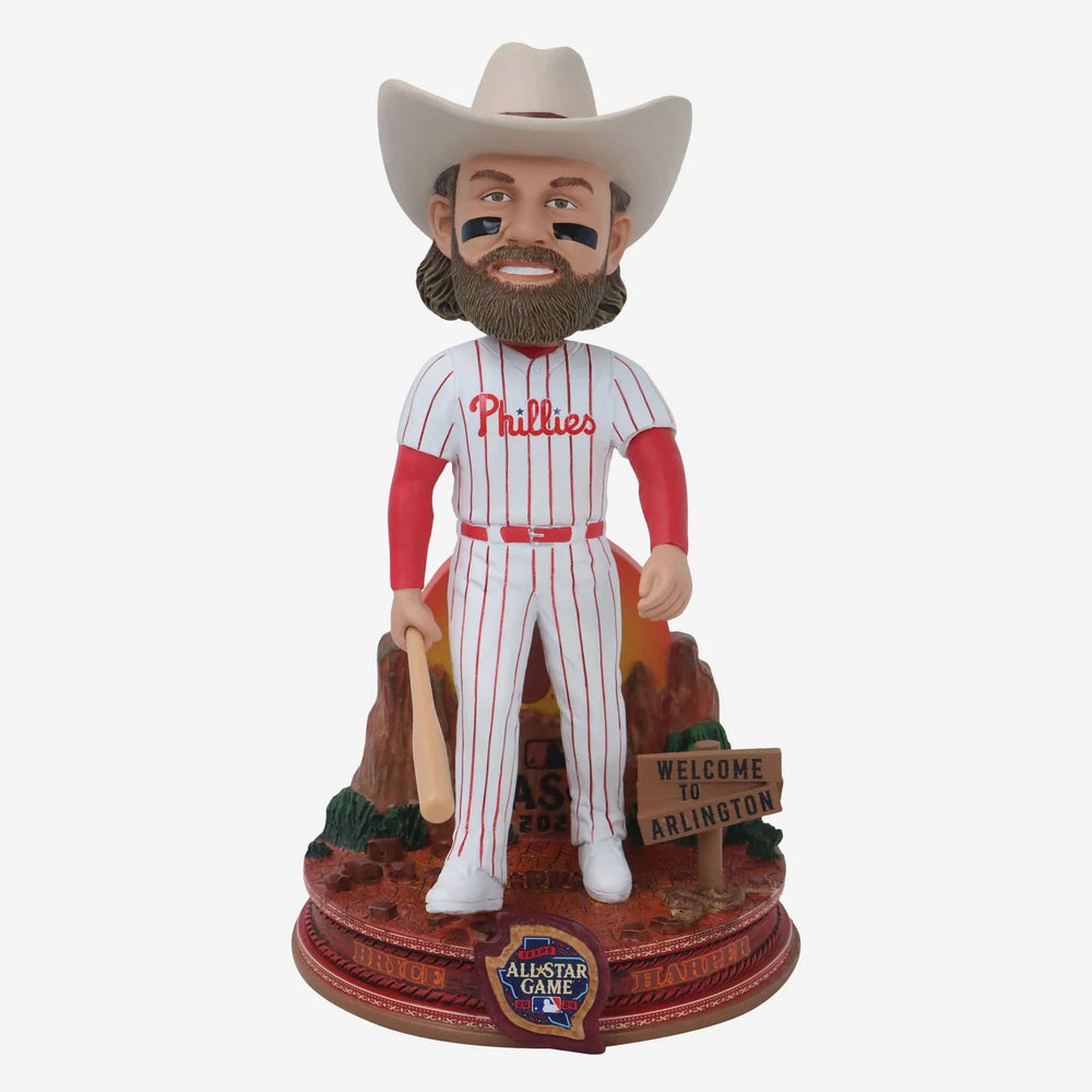 Bryce Harper Philadelphia Phillies 2024 MLB All Star Cowboy Bobblehead (ONLINE ORDER ONLY)