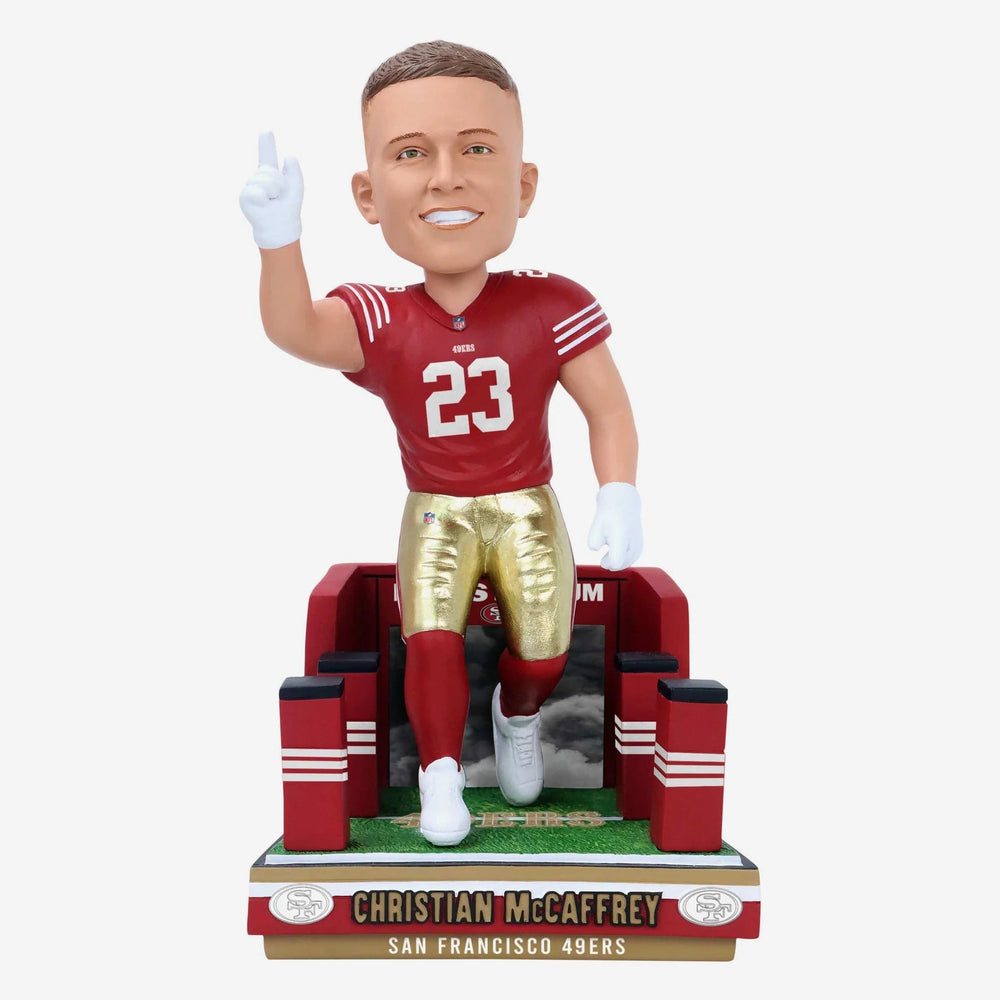 Christian Mccaffrey San Francisco 49ers 2024 Tunnel Entrance Bobblehead (ONLINE ORDER ONLY)