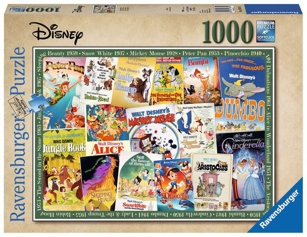 Puzzle: Disney - Vintage Movie Posters (ONLINE ORDER ONLY)