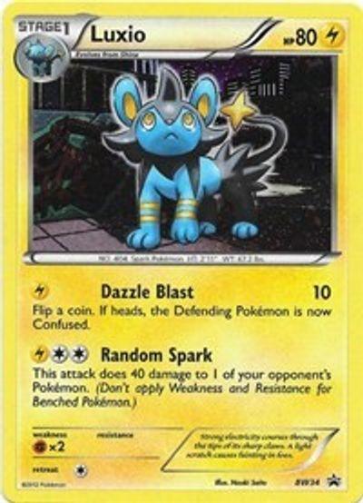 Luxio (BW34) (Cosmos Holo) [Black & White: Black Star Promos] (Online Only)
