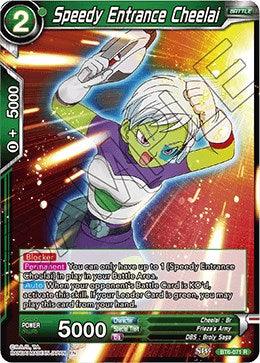 Speedy Entrance Cheelai (Shatterfoil) (BT6-071) [Dragon Brawl] (ONLINE ORDER ONLY)