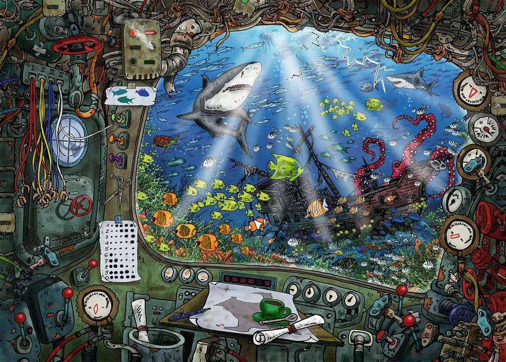 Puzzle: Escape Puzzle - Submarine (ONLINE ORDER ONLY)