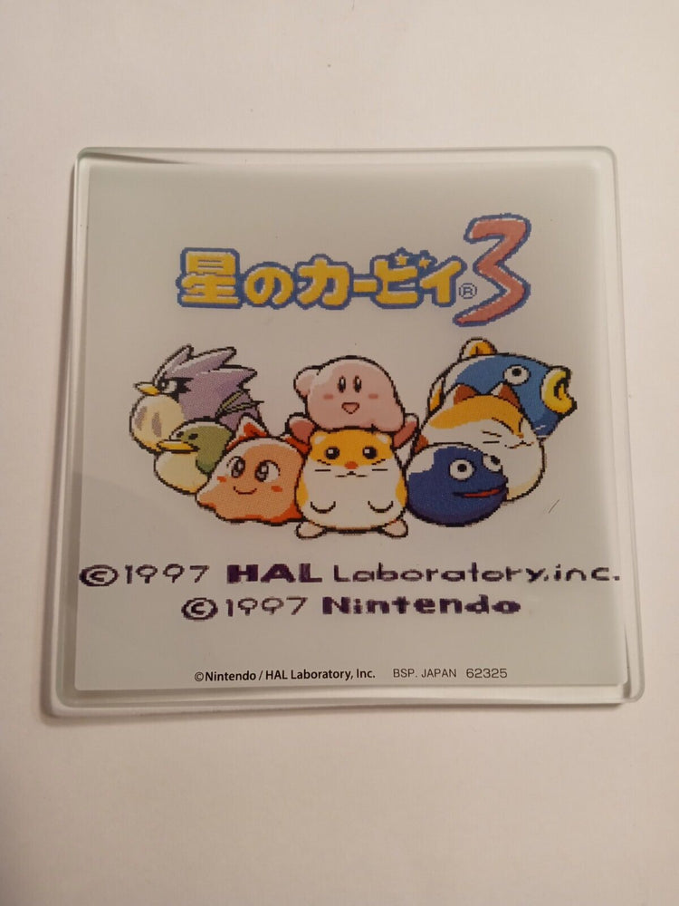 Nintendo Kirby 30th Anniversary Kirby 3 Glass Plate