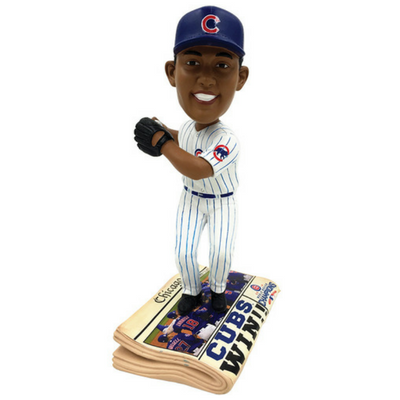 Chicago Cubs 2016 World Series Newspaper Bobbleheads (ONLINE ORDER ONLY)