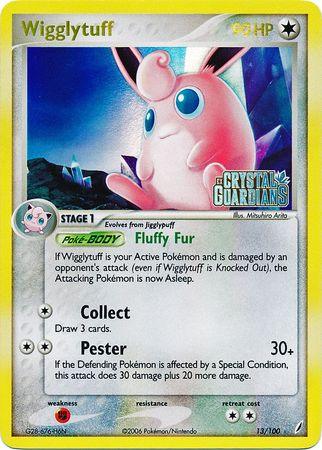 Wigglytuff (13/100) (Stamped) [EX: Crystal Guardians] (Online Only)