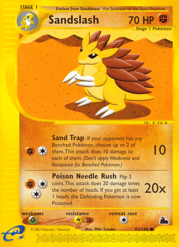 Sandslash (93/144) [Skyridge] (Online Only)