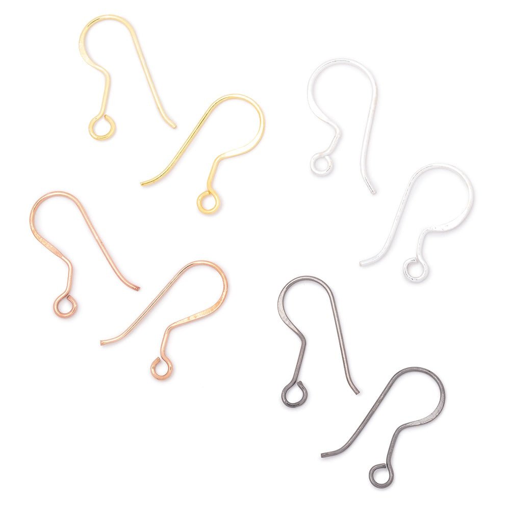 19mm Elongated Fish Hook Ear Wire 10 pieces (ONLINE ORDER ONLY)