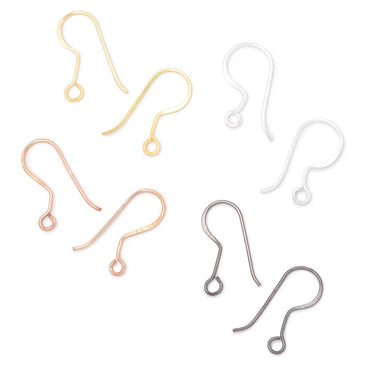 19mm Elongated Fish Hook Ear Wire 10 pieces (ONLINE ORDER ONLY)