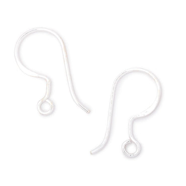 19mm Elongated Fish Hook Ear Wire 10 pieces (ONLINE ORDER ONLY)