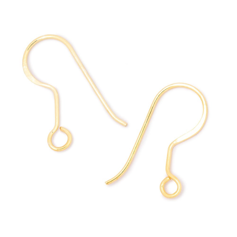 19mm Elongated Fish Hook Ear Wire 10 pieces (ONLINE ORDER ONLY)