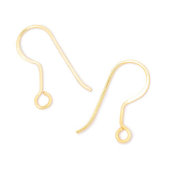 19mm Elongated Fish Hook Ear Wire 10 pieces (ONLINE ORDER ONLY)