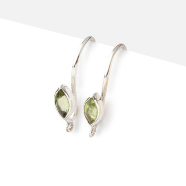 19mm Peridot Marquise Ear Wire Set of 2 pieces (ONLINE ORDER ONLY)