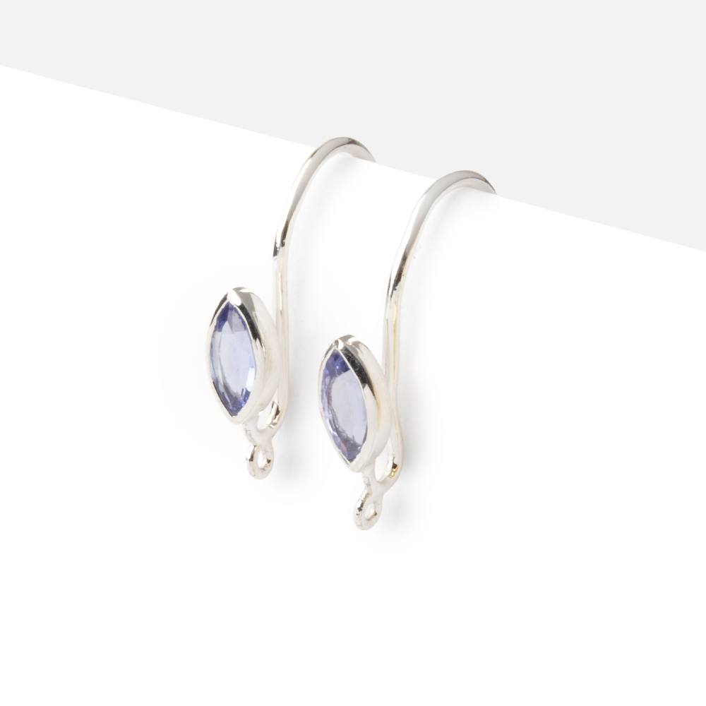 19mm Tanzanite Marquise Ear Wire Set of 2 pieces (ONLINE ORDER ONLY)