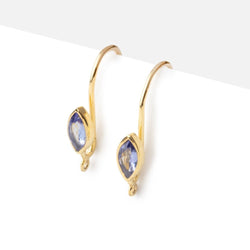 19mm Tanzanite Marquise Ear Wire Set of 2 pieces (ONLINE ORDER ONLY)