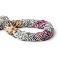 1.9mm Umba Sapphire Micro Faceted Rounds 12.75 inch 180 Beads AAA (ONLINE ORDER ONLY)