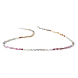 1.9mm Umba Sapphire Micro Faceted Rounds 12.75 inch 180 Beads AAA (ONLINE ORDER ONLY)